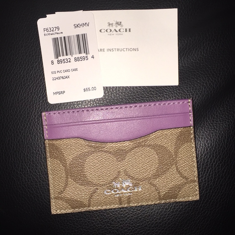 Coach card case